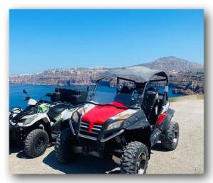 Rent a Car Vehicle in Santorini or ATV QUAD