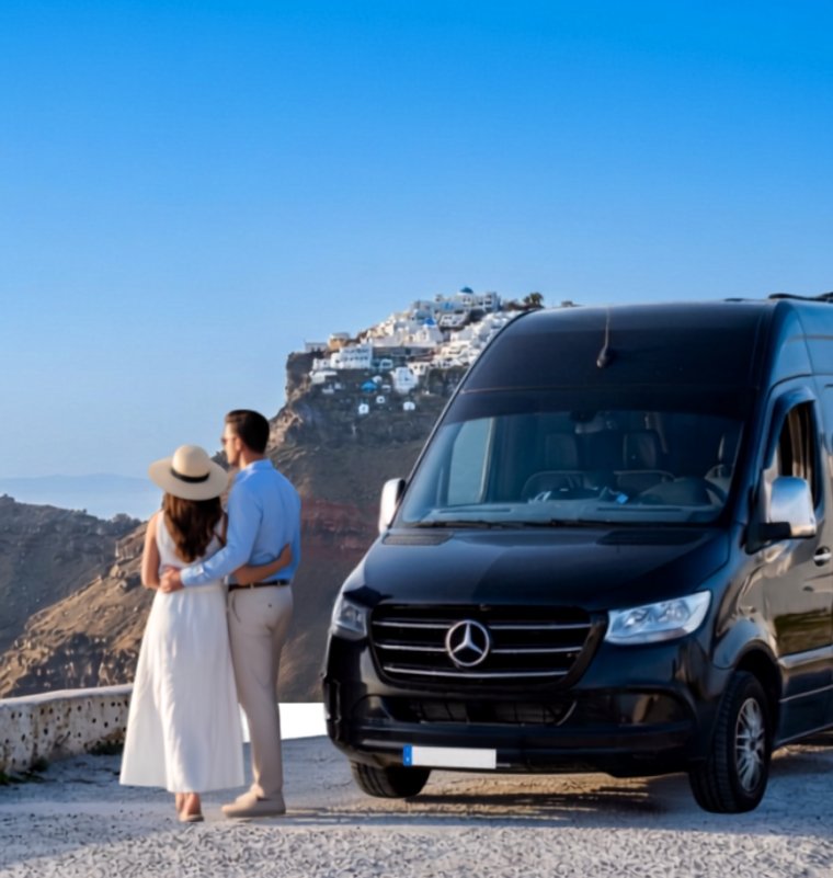 Transfer Service or Tours in Santorini by Volcano Elite Tourist Office