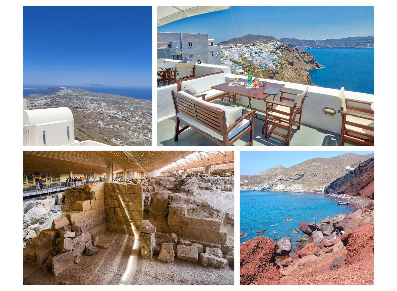 4 Hours Private Tour with Akrotiri Archaeological Site-Oia & Red Beach