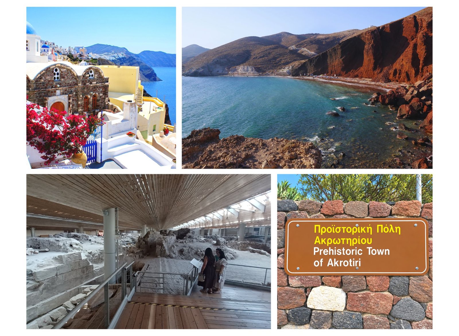 Santorini 4 Hours Tour From Akrotiri and Red Beach to Mount Prophet Elias and Oia by Volcano Elite Tourist Office