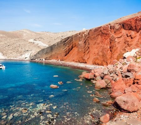 Akrotiri Red Beach. Only for Photos