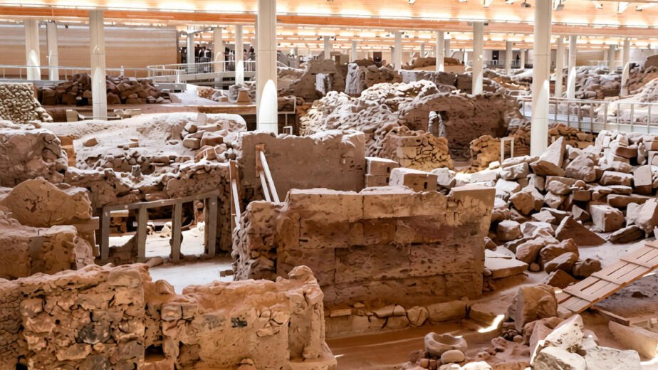 Ancient Ruins of Akrotiri, Santorini