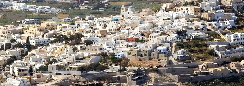 Pyrgos Village in Santorini Pyrgos Village in Santorini