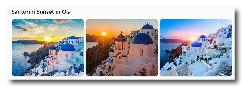Sunset in Santorini (Oia) – End of the tour
